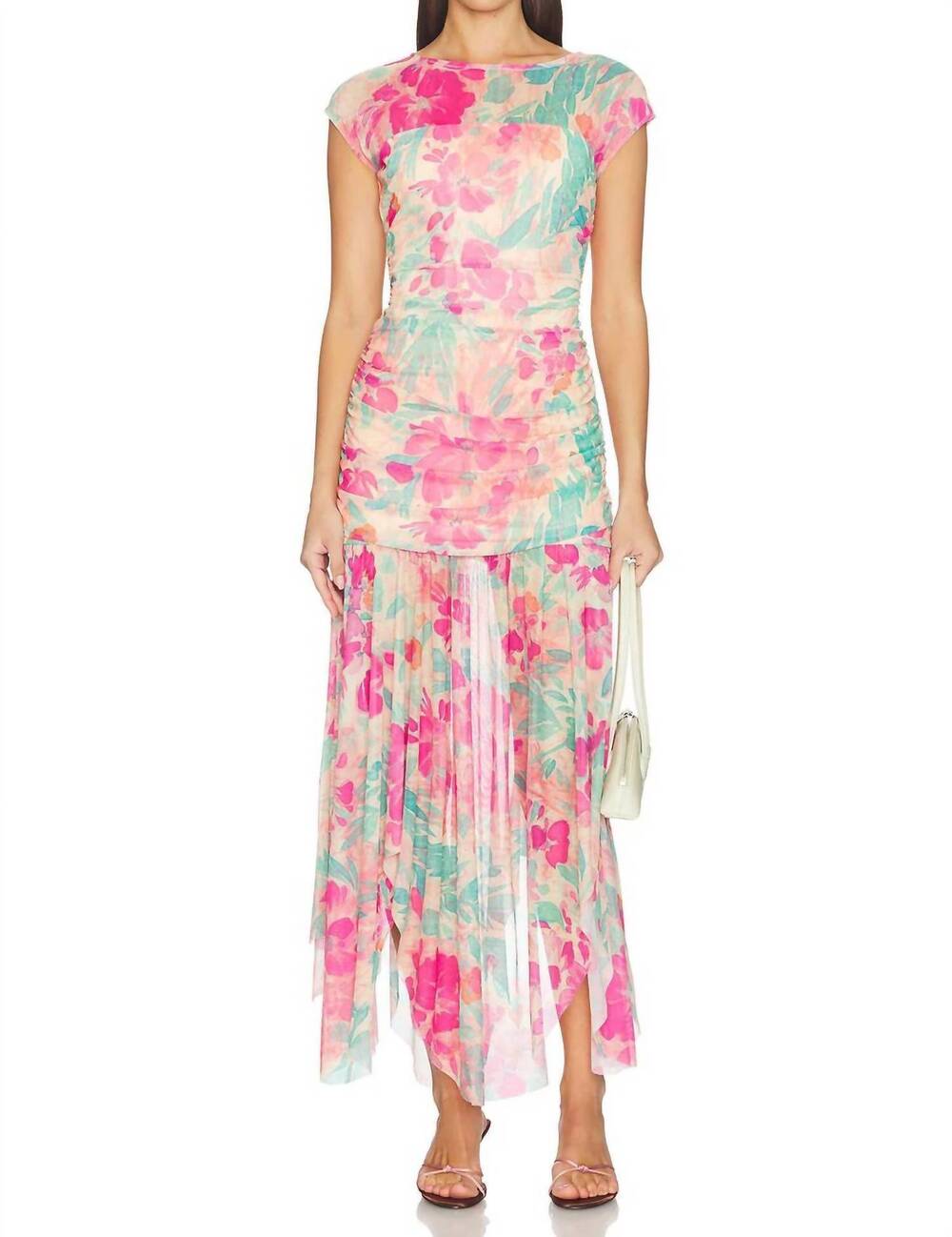 NEW STEVE MADDEN anges midi dress in tropical fresno